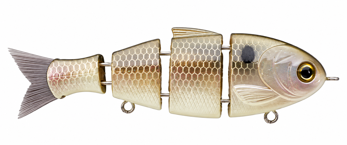 Bucca Brand Baby Bull Shad 3.75” – Isca Artificial Articulada Swimbait Gizzard Shad