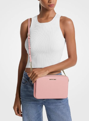 Bolsa Michael Kors Transversal Jet Set De Couro