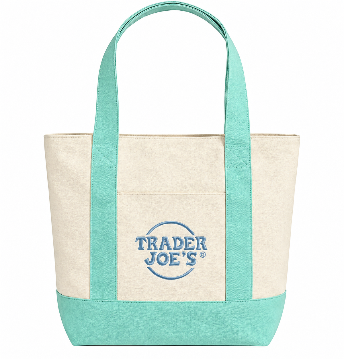 Trader Joe’s Mini Tote Bag Spring  – Bolsa de Lona Edição Limitada
