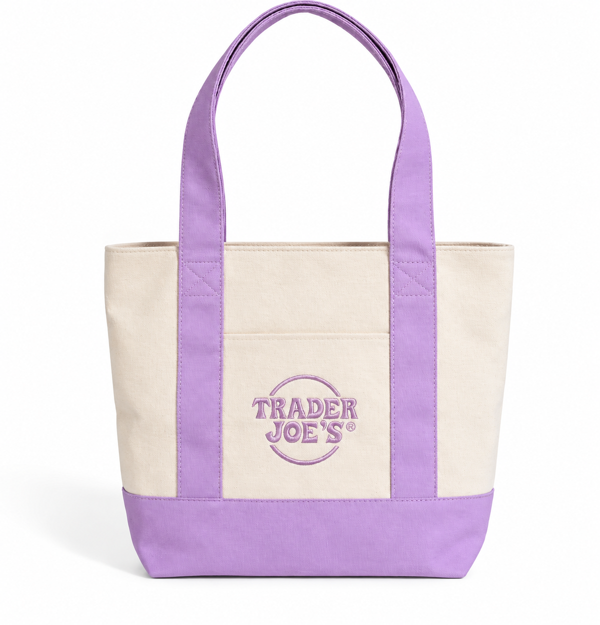 Trader Joe’s Mini Tote Bag Spring  – Bolsa de Lona Edição Limitada