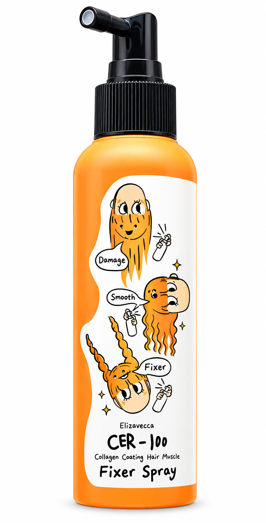 Spray fixador Elizavecca CER-100 Collagen Coating Hair A+ Muscle Hair Fixer Spray 150ml