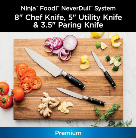 Conjunto de Facas Ninja Foodi NeverDull 3 Peças