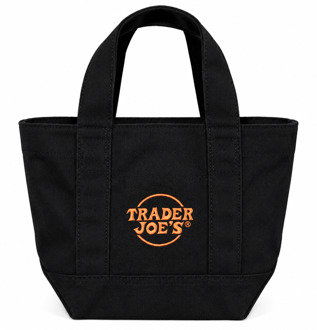 Trader Joe's Mini Canvas Tote Bag Black Halloween Edition 2026