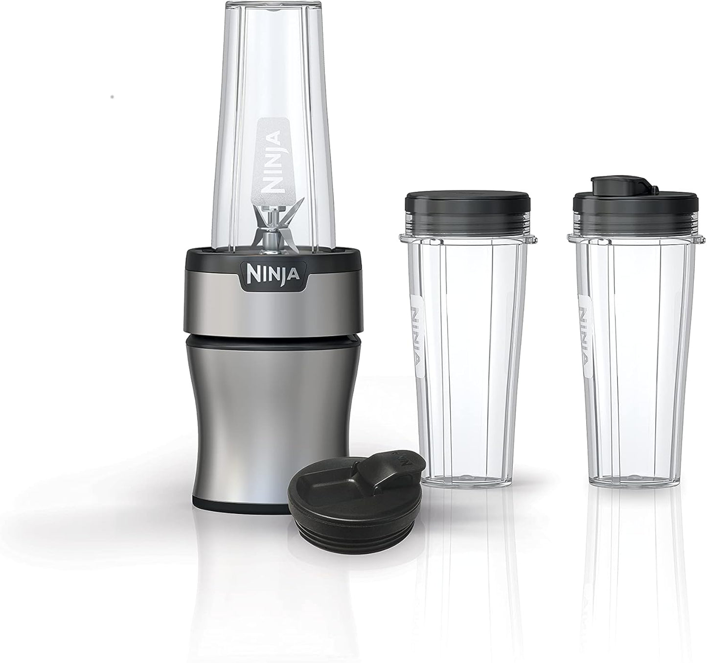 Ninja Liquidificador pessoal compacto BN301 Nutri-Blender, motor de 900 watts