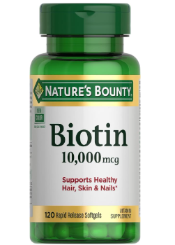 Nature’s Bounty Biotin 10.000 mcg – 120 Softgels