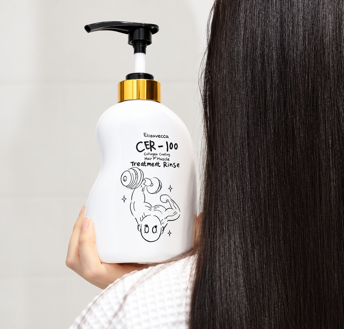 Tratamento Elizavecca CER-100 Collagen Coating Hair A+ Muscle Treatment Rinse 500ml