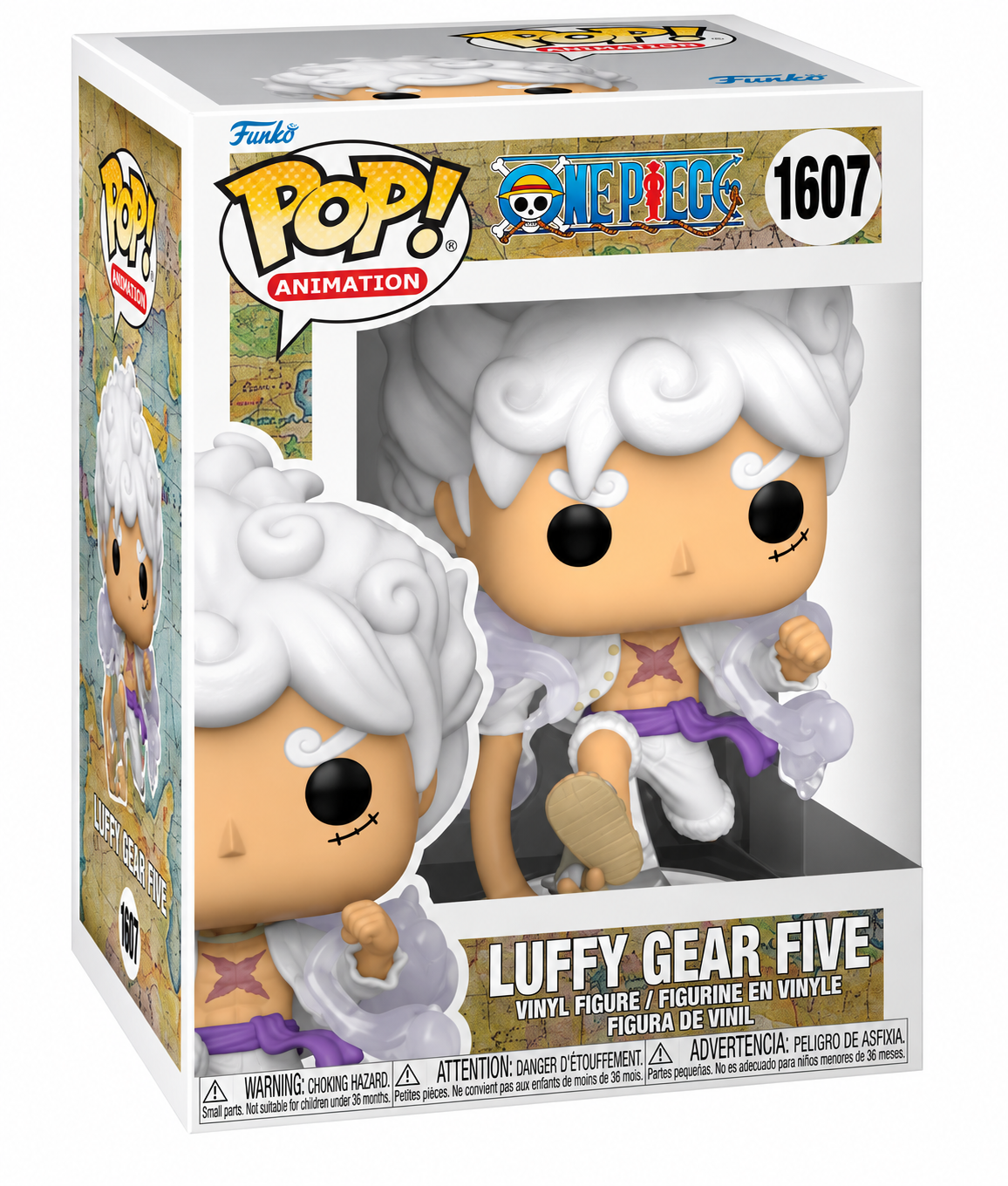 Funko POP! Animation: One Piece – Monkey D. Luffy Gear Five #1607 (Chance de Chase 1 em 6)