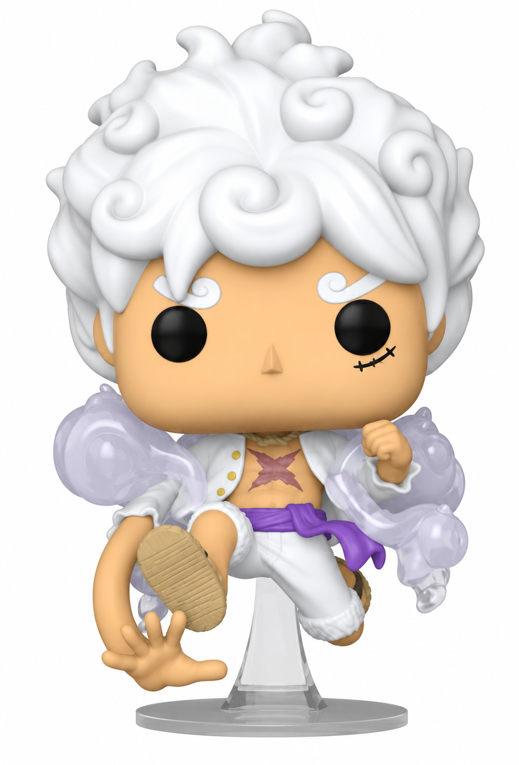 Funko POP! Animation: One Piece – Monkey D. Luffy Gear Five #1607 (Chance de Chase 1 em 6)