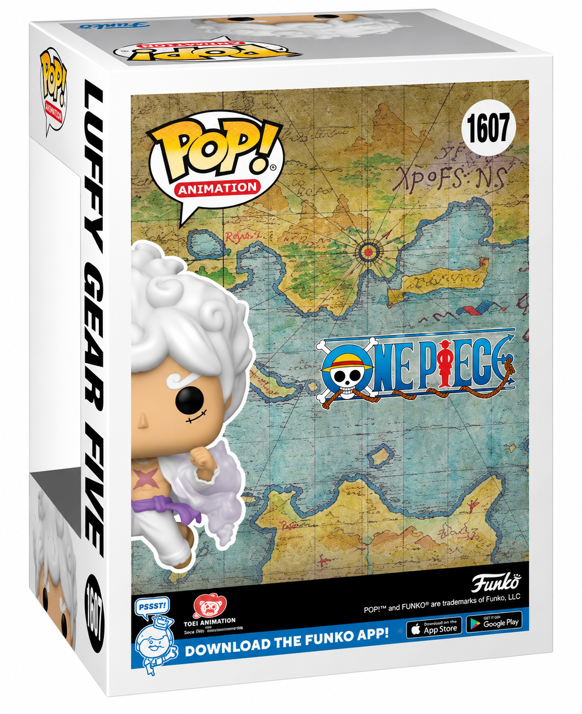 Funko POP! Animation: One Piece – Monkey D. Luffy Gear Five #1607 (Chance de Chase 1 em 6)
