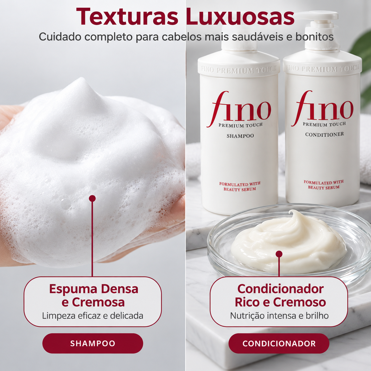 KIT Fino Premium Touch Shampoo & Conditioner Set