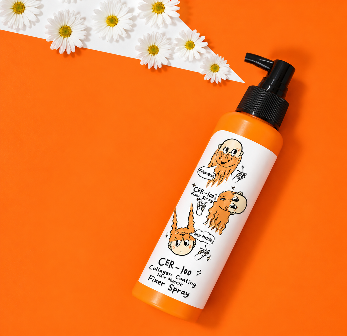 Spray fixador Elizavecca CER-100 Collagen Coating Hair A+ Muscle Hair Fixer Spray 150ml