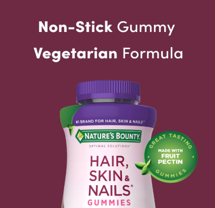 Nature’s Bounty Hair, Skin & Nails 6000 mcg – 200 Gummies
